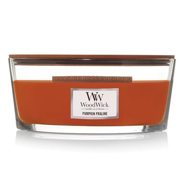 Woodwick Pumpkin Praline Ellipse Candle