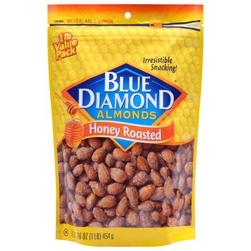 Blue Diamond Almonds Honey Roasted Almonds 16-Ounce