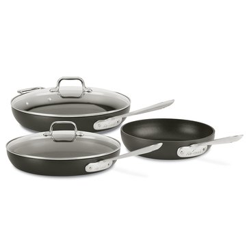 All Clad Hard Anodized Nonstick 5-piece Fry Pan Cookware Set