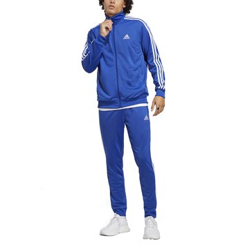 Adidas Men's 2 Piece Three Stripe Tracksuit Set