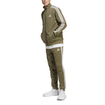 Adidas Men's 2 Piece Three Stripe Tracksuit Set