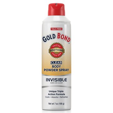 Gold Bond Clear Invisible Body Powder Body Spray