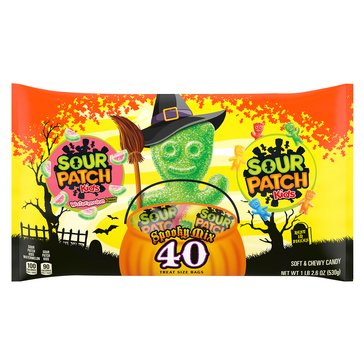 Sour Patch Kids Halloween Bags, 40-count
