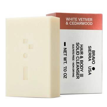 Bravo Sierra Solid Cleanser White Vetiver and Cedarwood