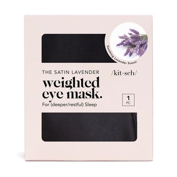 Kitsch The Lavender Weighted Satin Eye Mask