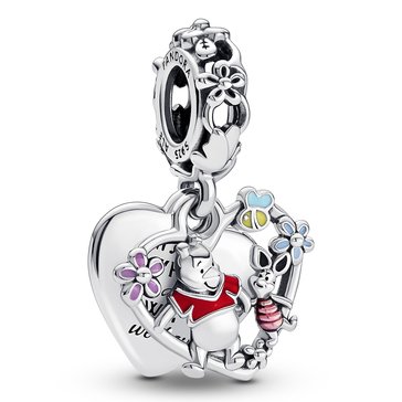 Pandora x Disney Winnie the Pooh And Piglet Double Dangle Charm