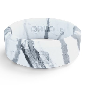 Qalo Womens Modern Marble Silicone Ring