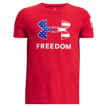 Under Armour Big Boys' Freedom Logo Tee
