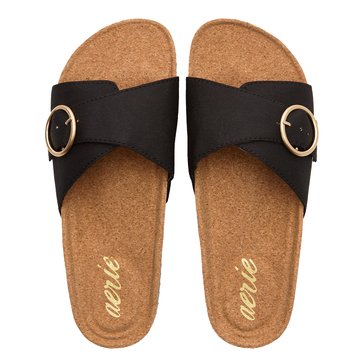 Aerie Women's Single Strap Buckle Slides