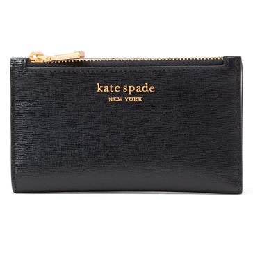 Kate Spade New York Morgan Saffiano Leather Small Slim Bifold Wallet