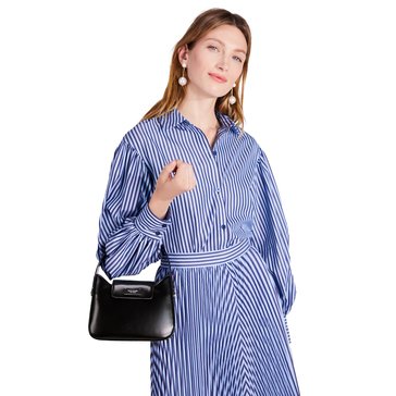 Kate Spade New York Sam Icon Spazzolato Leather Mini Hobo Bag