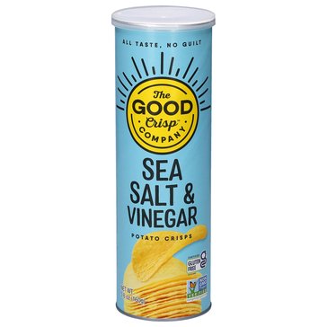 Good Crisps Sea Salt & Vinegar Potato Crisps, 5.6oz