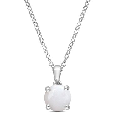 Sofia B. 4/5 cttw Opal Solitaire Pendant