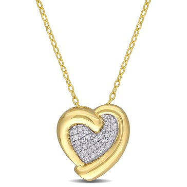Sofia B. 1/6 cttw Diamond Heart Pendant