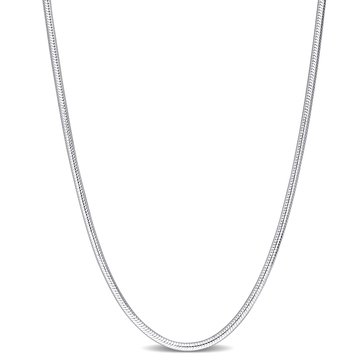 Sofia B. Sterling Silver Snake Chain Necklace 