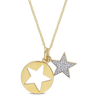 Sofia B. 1/10 cttw Diamond Star Pendant