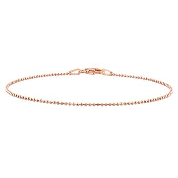 Sofia B. Rose Plated Sterling Silver Ball Chain Bracelet