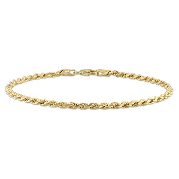 Sofia B. 18K Yellow Gold Plated Sterling Silver Rope Chain Bracelet
