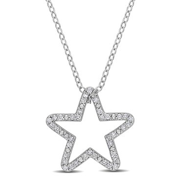 Sofia B. 1/5 cttw Diamond Star Pendant