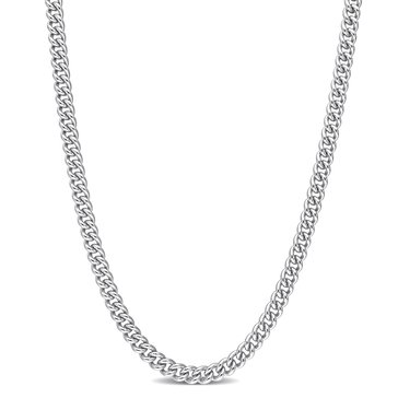 Sofia B. Sterling Silver Curb Link Chain Necklace 