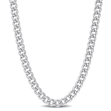 Sofia B. Sterling Silver Curb Link Chain Necklace 