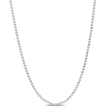 Sofia B. Sterling Silver Elegant Ball Chain Necklace