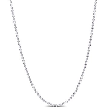 Sofia B. Sterling Silver Elegant Ball Chain Necklace