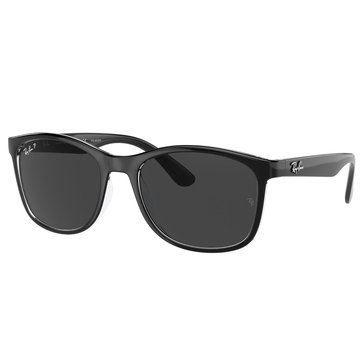 Rayban Unisex RB4374 Square Polarized sunglasses