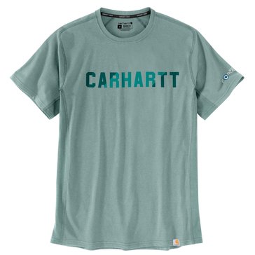 Feb Carhartt Force Relaxed Midweight Ss Blocked Logo Graphic Tee
