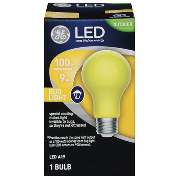 GE Bug Light 100W Replacement LED Outdoor Rated Specialty A19 Light Bulb 1-Pack