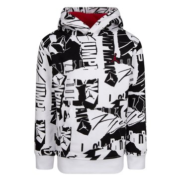 Jordan Little Boys' Essentials Allover Print Pullover Hoody