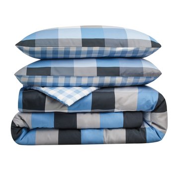 Harbor Home Gingham 3-Piece Comforter Set