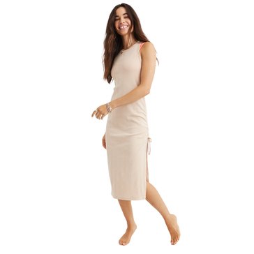 Aerie Women's Ruched Ribbed Mini Dress