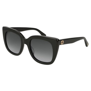 Gucci Women's GG0163SN Cateye Sunglasses