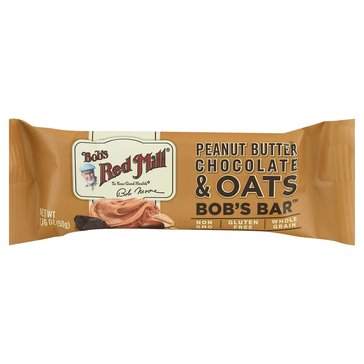 Bob's Red Mill Peanut Butter Chocolate Oat Bar, 1.76oz