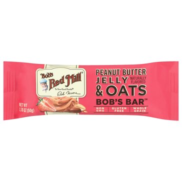 Bob's Red Mill Peanut Butter Jelly Oat Bar, 1.76oz