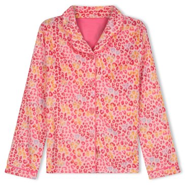 Liberty And Valor Little Girl Long Sleeve Minky Coat Sleep Set