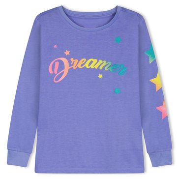 Liberty And Valor Little Girl Graphic Stripe Sleep Set