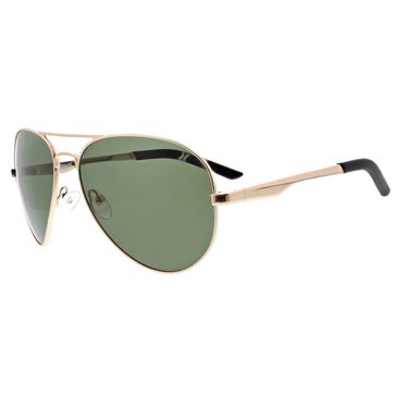 Hurley Men's Locals Wrapped Aviator Sunglasses