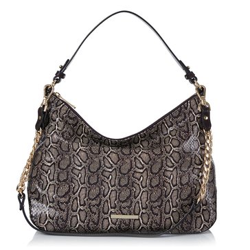 Brahmin Heather Shoulder Espresso Caswell