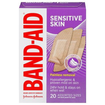 Band Aid Sensitive Skin Bandages Adhesive Bandages