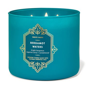 White Barn Bergamot Waters 3-Wick Candle