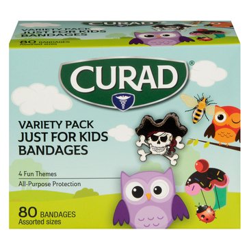 Curad Just For Kids Variety Pack Assorted Sizes