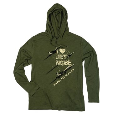 Ace USA Men's I Love Jet Noise Hooded Tee