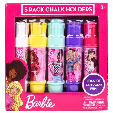 Barbie Jumbo Chalk 5-Piece Holder
