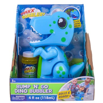 Maxx Bubbles Bump N Go Dino Bubbler Bubble Machine