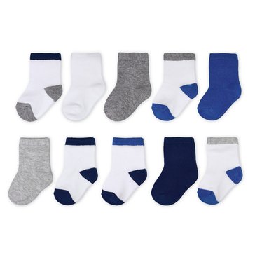 On The Go Crew Boys 10 Pack Sock