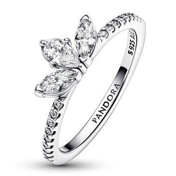 Pandora Sparkling Herbarium Cluster Ring