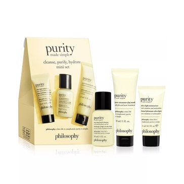 Philosophy Purity Cleanse, Purify, Hydrate Mini Set