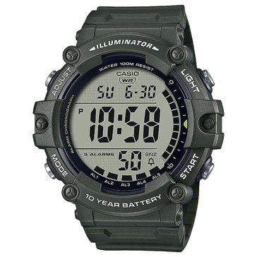 Casio Men's Digital Resin Strap Watch